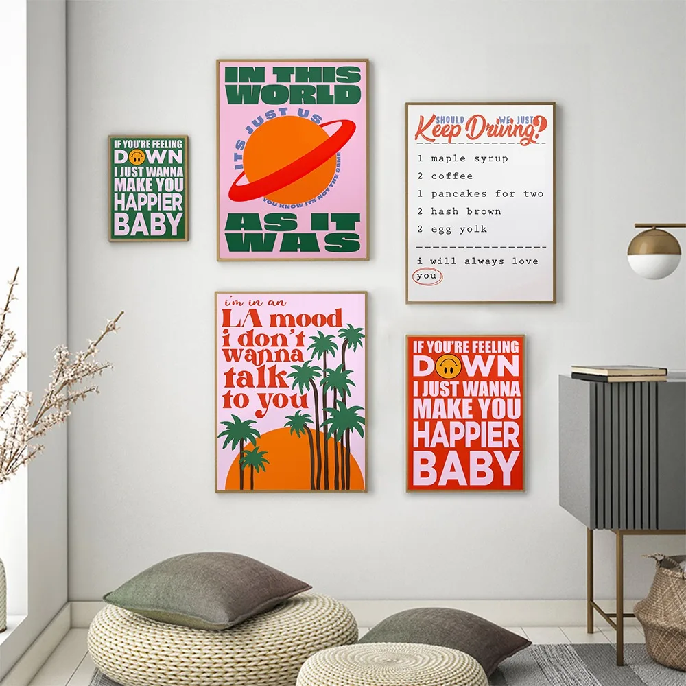 HarrisStylesLyricsArtPostersRoomDecorDaylightFineLineAlbum