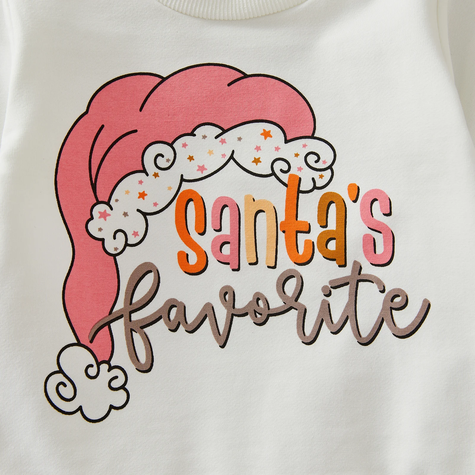 Christmas Baby Girls Boys Sweatshirts Cartoon Santa Letter Print Long Sleeve Soft Cotton Casual Pullover Tops for Toddler Infant
