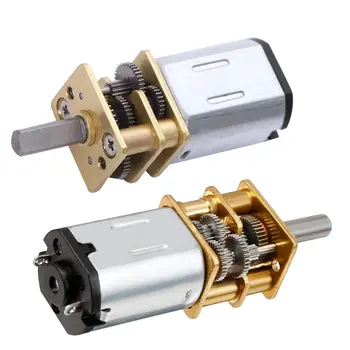DC 3V/6V/12V N20 Mini metalowy motoreduktor z silnikiem DC 15/30/50/60/100/200/300/500/1000 obr/min