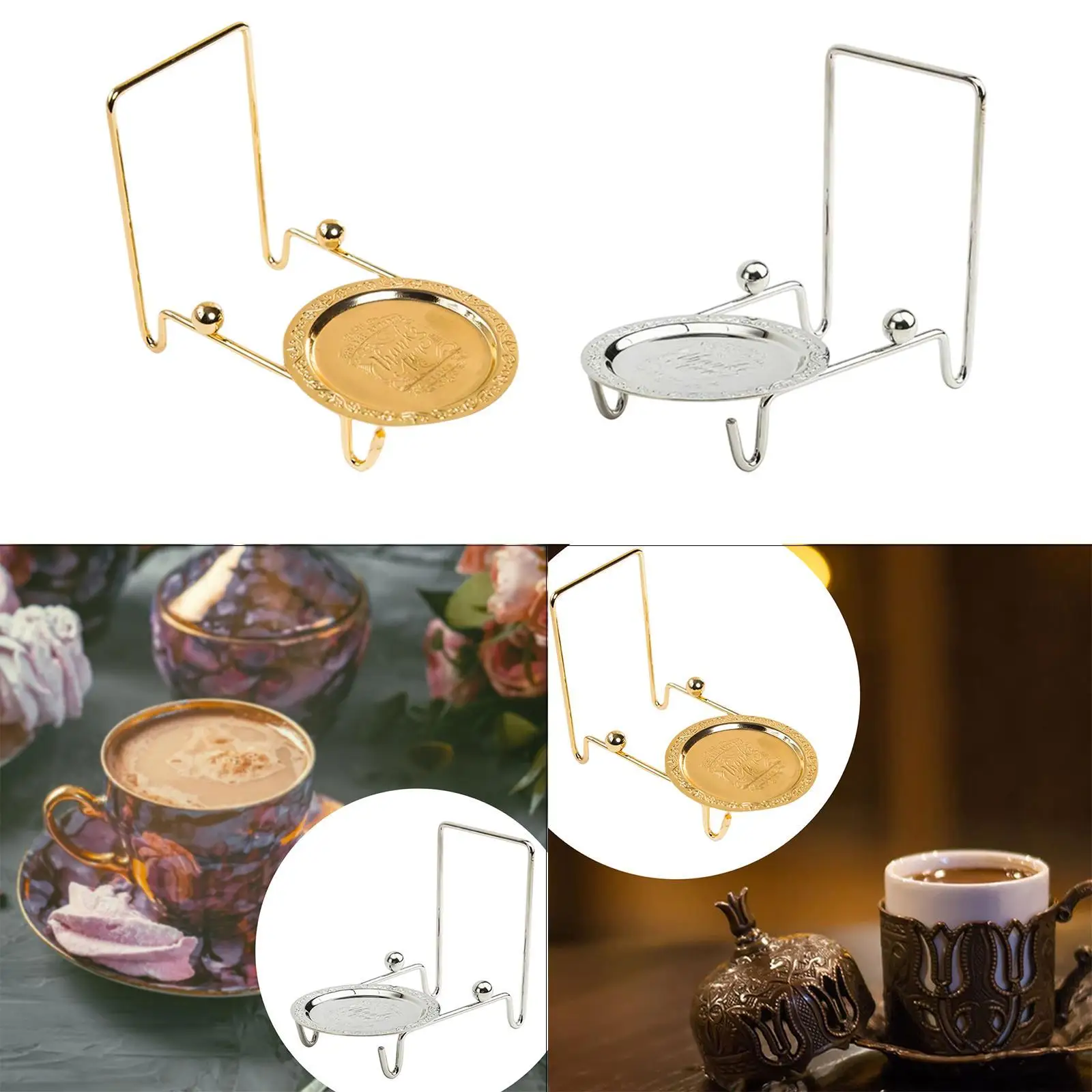Cup Saucer Display Stand Cup Shelf Organizer Ornaments Household Coffee Cup