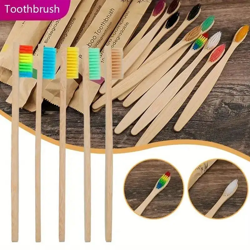 Bamboo Manual Toothbrushes For Sensitive Teeth