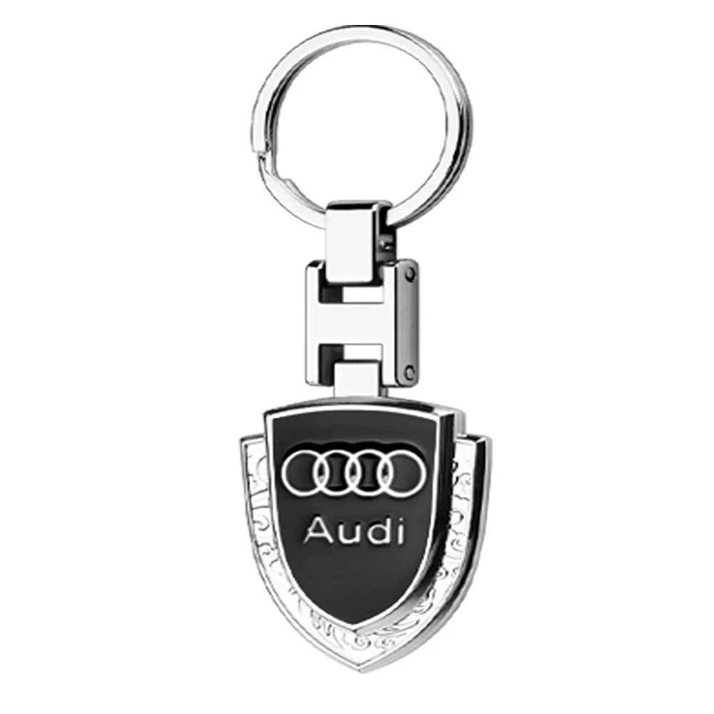 Auto-Emblem Schlüsselanhänger Schlüsselring Anhänger Geschenke AUTO Styling Center Cover für Audi S Line A6 Q3 Q5 Q7 RS3 RS5 A3 A4 C5 C6 B5 B7 – Detail 6