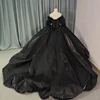 Luxury Black Ball Gown Quinceanera Dresses Beading Long Sleeves Bridal Gown Party Floor-length Bride Dresses vestido de 15 años 1181 2