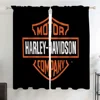 Room Curtains Partition Kitchen Curtains Blackout Curtain Small Window Curtains P-Harley-Davidsons-y Garland Curtain for Quarto 1