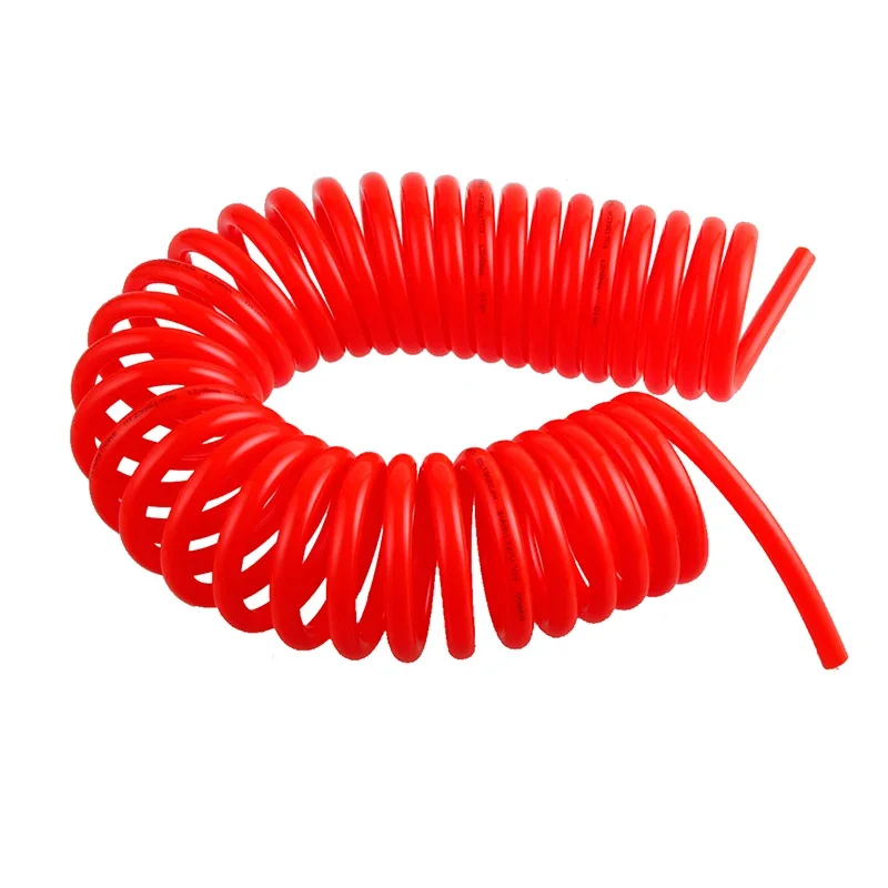 3M/6M/9M/12M/15M Pneumatic Polyurethane PU Air Compressor Hose Tube 6*4mm 8*5mm 10*6.5 12*8mm Telescopic Spring Spiral Pipe Tool