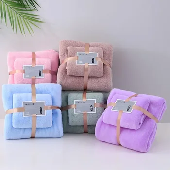 2-Pack Luxuriously Soft Quick-Dry Bath Towel Set 1