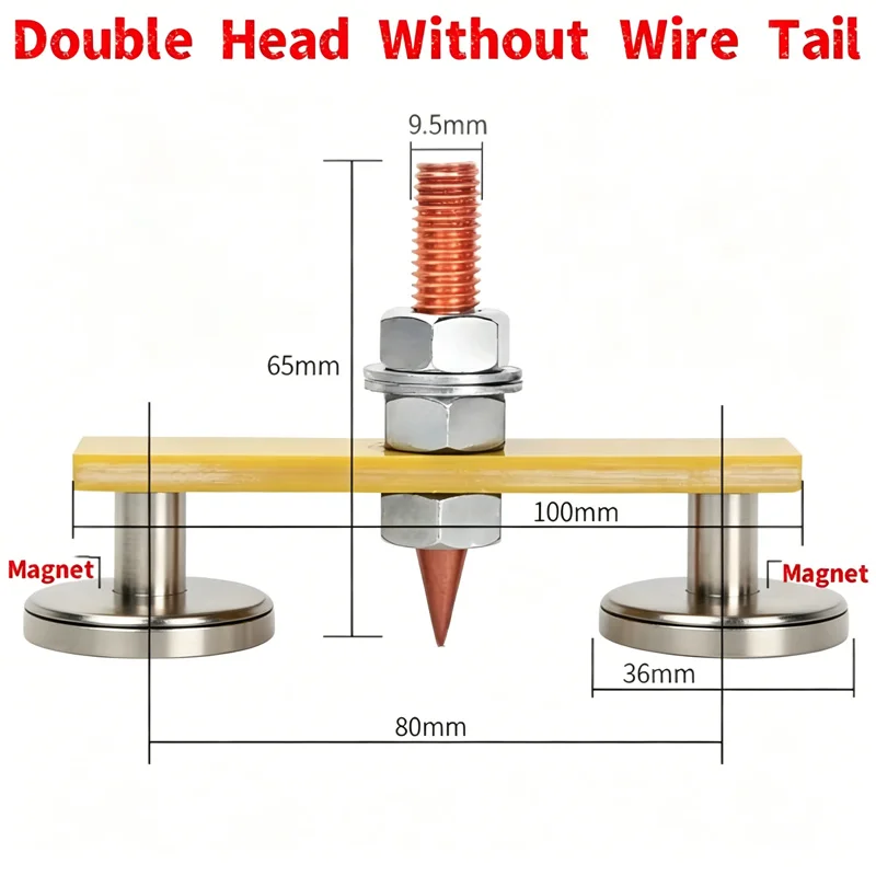 Magnetic Welding Ground Clamp with Enhanced Stability