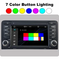 Linux 7 Inch Wireless CarPlay For Apple Android Auto Car Radio For Audi A3 8P S3 2003 2004-2012 GPS Stereo Multimedia RDS BT 5