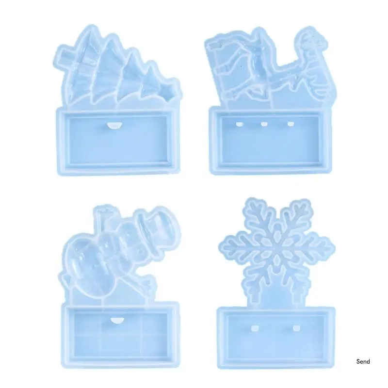 

Resin Epoxy DIY Epoxy Christmas Tree Ornament Silicone Mold Jewelry Making