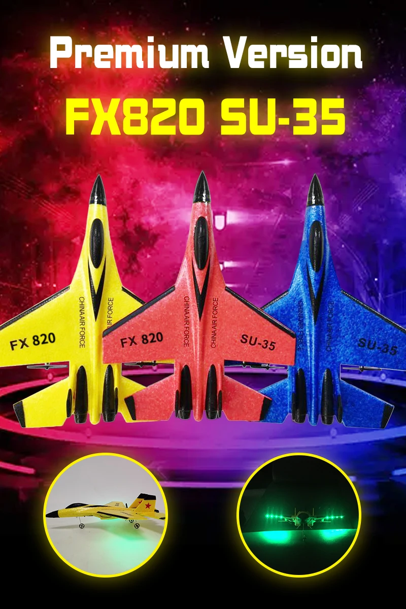 SU-35 Plane RC Foam Aircraft - 2.4G Radio Control