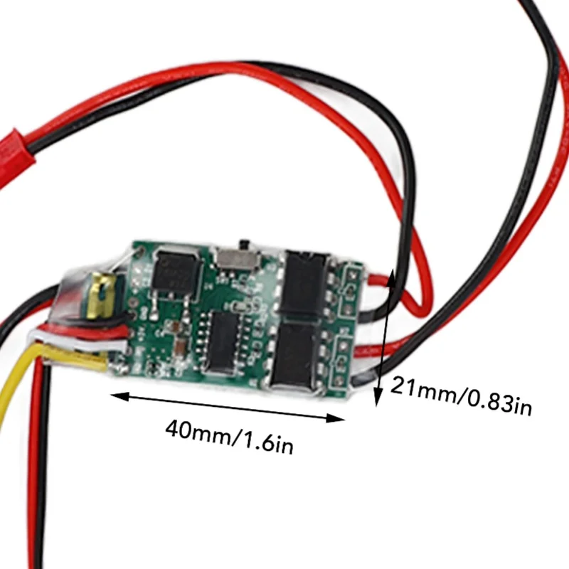 2개 브러시드 ESC 듀얼 웨이 양방향 ESC RC 모델 보트 탱크 130 180 브러시드 모터용