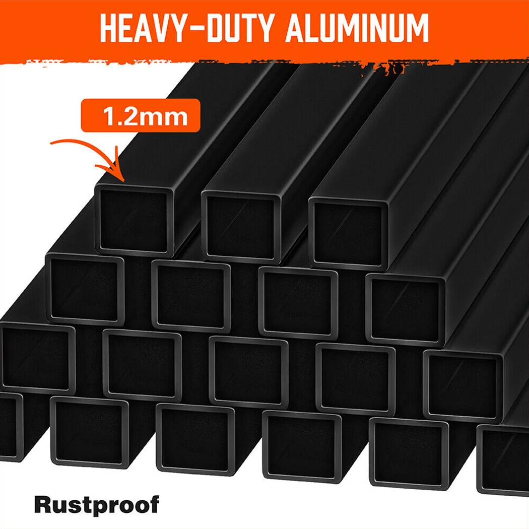 PORIYA 3.7M Multi Purpose Ladder Aluminium Folding Extension Adjustable Step New Fold - 5