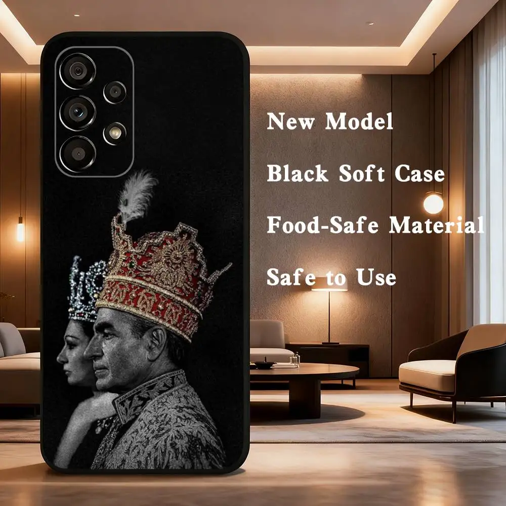 Mohammad Reza Pahlavi Iran Soft Black Phone Case