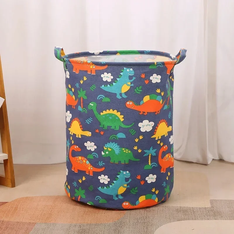 Ins Nordic Bathroom Dirty Laundry Basket Folding Laundry Clothes Hamper Bag Home Storage Bag Organizers Cotton Laundry Baskets 1