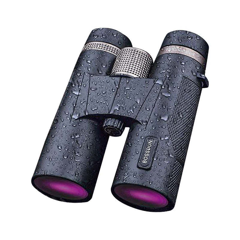 Portable Binoculars 12x42 HD Professional ED Lens BAK4 Prism Waterproof Metal Body For Birdwatching Hunting Camping Travel
