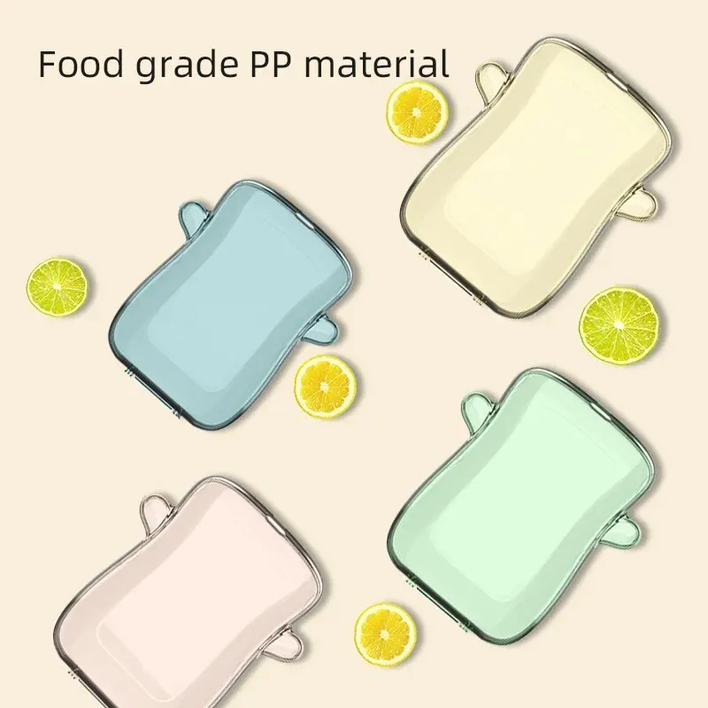Baby Food Storage Containers 1pc Translucent Squeeze-Proof Puree Box For Children To Eat Yogurt And Puree