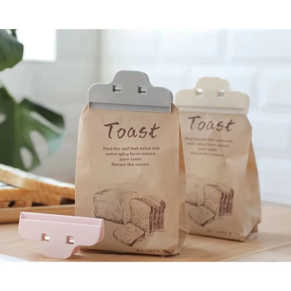 5Pcs Portable large Kitchen Storage Food Snack Seal Sealing Bag Clips Sealer Clamp