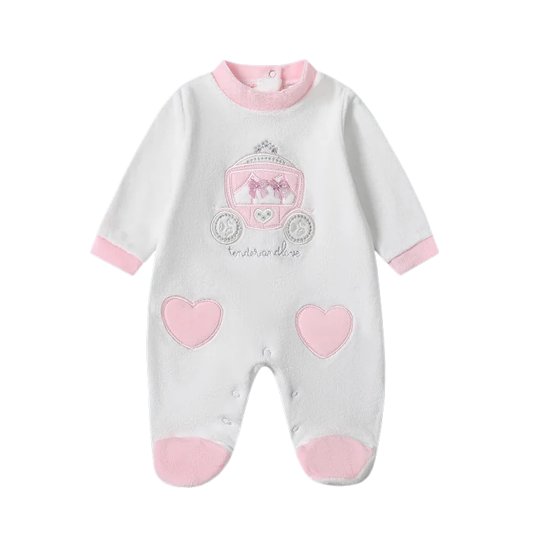 Autumn Velvet New Born Baby Romper for Girl 0-12m baby clothes baby sleepsuit