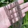 Wholesale Natural Smoky Quartz 3mm 4mm Round Faceted Loose Beads For Jewelry Making Bracelet Necklace DIY Free Shipping 2