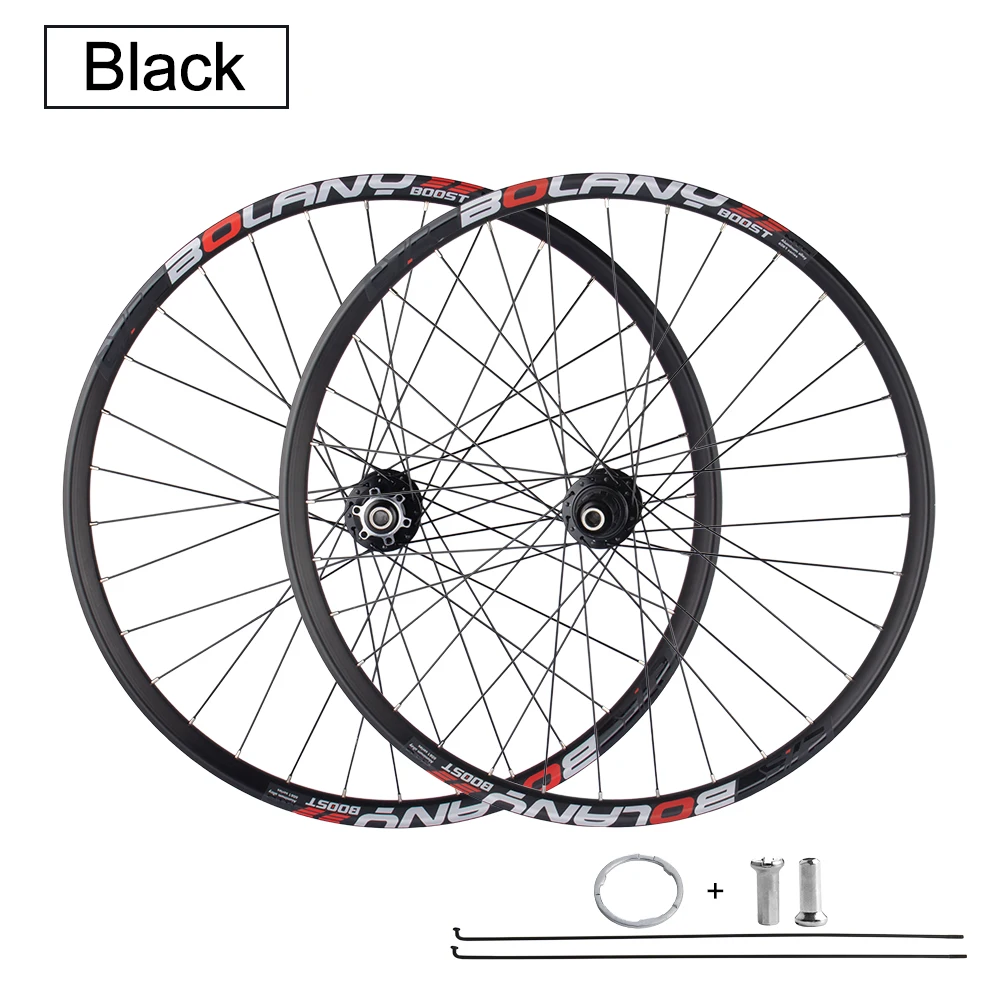 BOLANY 27,5 29 Zoll Boost Laufradsatz Mountainbike Steckachse 15*110mm 32H XD MS Doppelfelge Scheibenbremse Laufradsatz MTB für HG – Detail 12