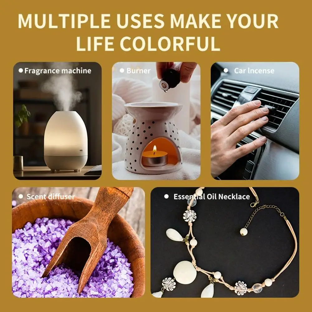 Aromatic Essential Oil Collection - 15 Natural Scents