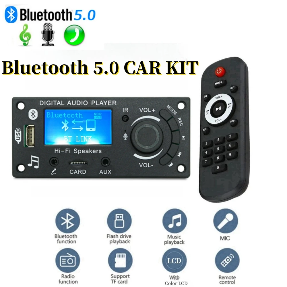 Module Audio USB TF FM pour voiture, Module Radio sans fil