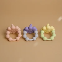1PCS Silicone Baby Teether Baby Toys BPA Free Chewing Teething Toys Cartoon Shape Teether Silicone Soother Toys Baby Stuff