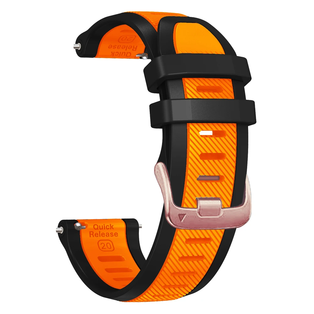 Versatile Silicone Watchband - 20mm Strap Replacement Bracelet