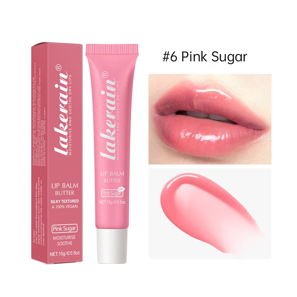 Summer Tinted Vegan Lip Butter Balm for Instant Moisture & Shine