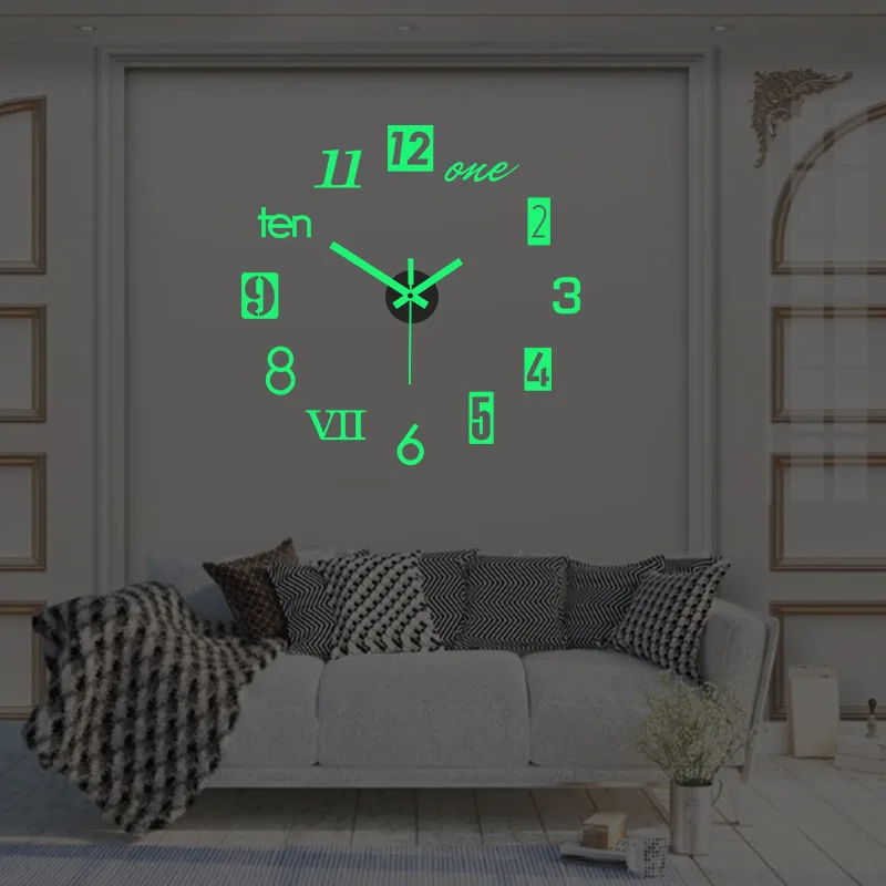Modern Design Digital-DIY Clock Wall Decor