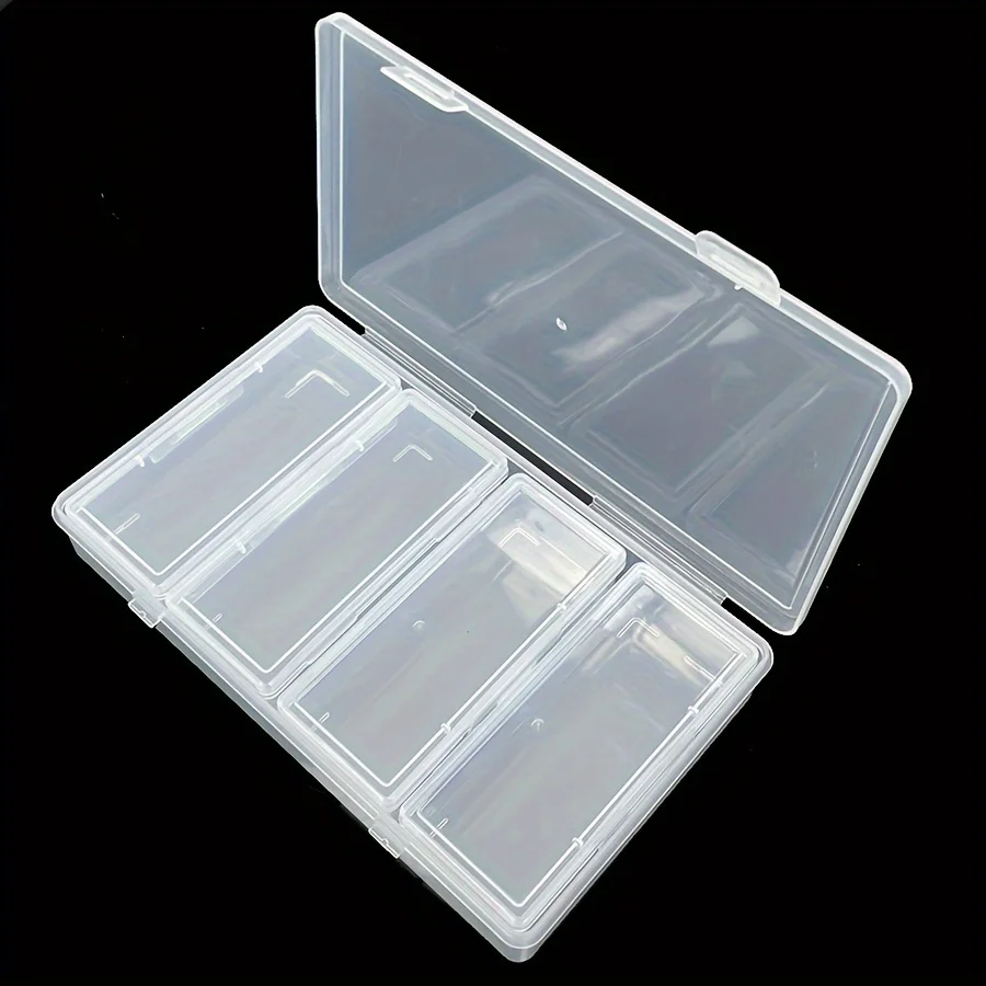 Transparent storage box for easy visibility