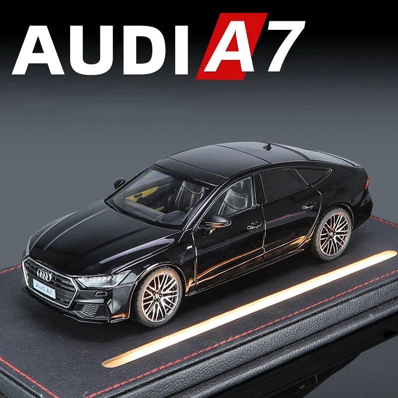 1:24 Audi A7 Alloy Toy Car Model Wheel Steering Sound and