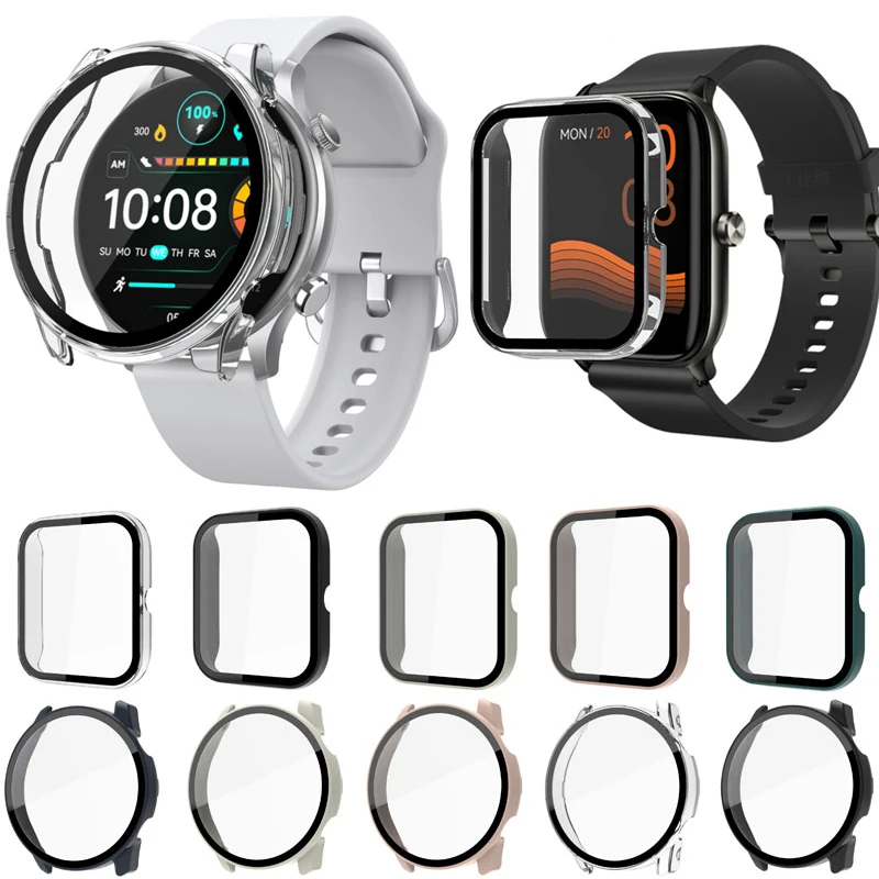 Custodia Protettiva Per Schermo In Vetro Rigido Per Haylou Gst Lite Ls13/Rs4 Plus Ls11 Ls12/Rt2 Ls10/Ls02/Solar Ls05/Rt3 Ls16 Cover