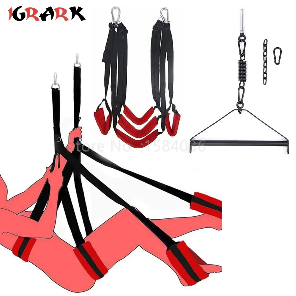 Door Hanging Sex Swing Sexules Pose Asist Love Sling BDSM Bondage Gear Erotic Products Sex Toys for Couples Flirting Adut Games