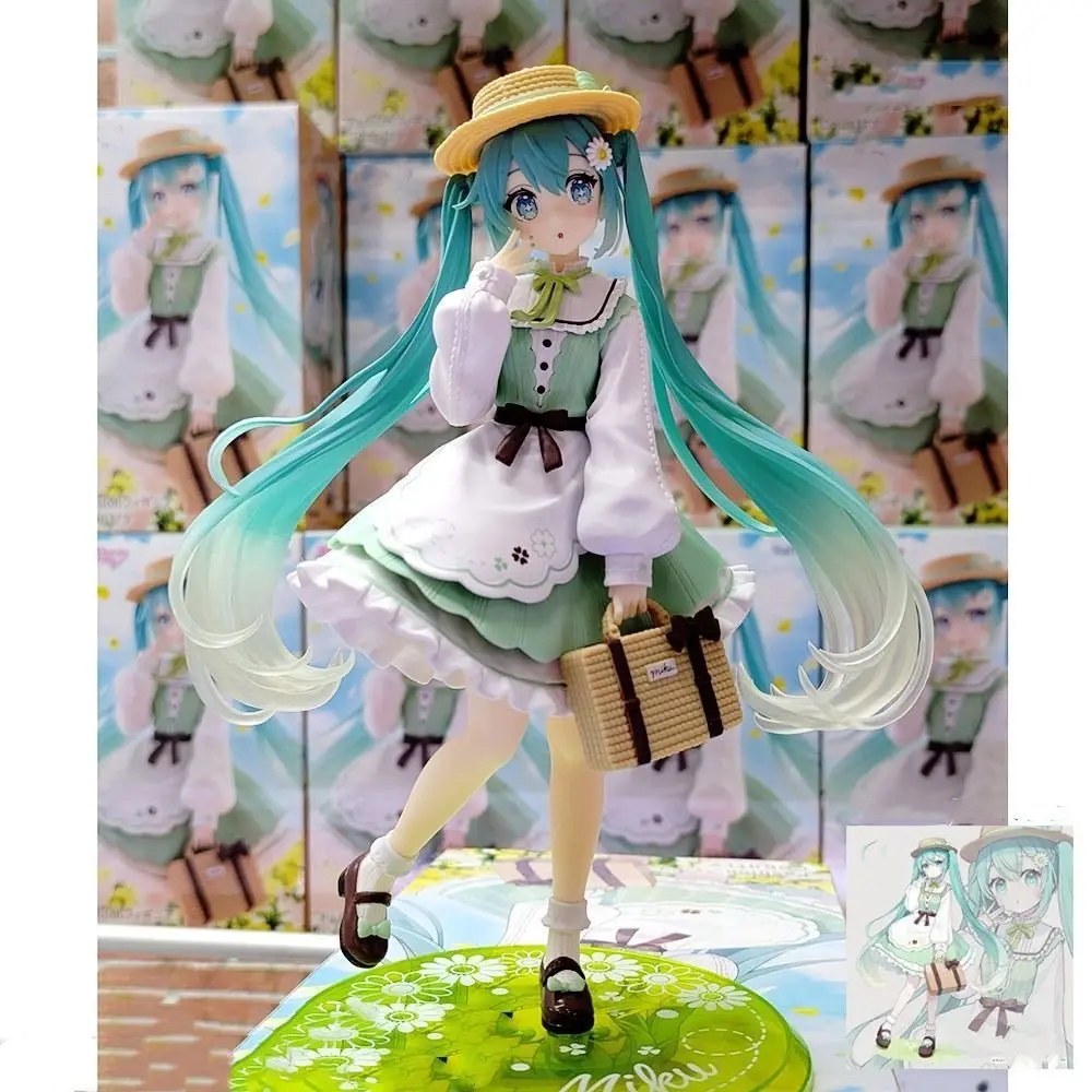 Hatsune Miku Anime Figurine - Fashion Country Version 20cm Cute Kawaii Girl Action Figure - Adorable Desktop Decor