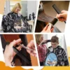 Haircut Tool pattern Capes Cutting Waterproof Non Sticky Hair Cloth Hairdressing Haircut capeswith See-Through Window Cape 2