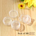 Transparent 100pcs