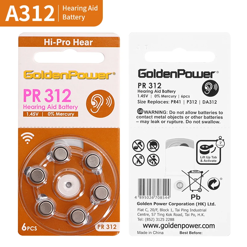 A10/LR44 Hearing Aid Batteries /A13/A312/A675/LR754 Hearing Aids Accessories PR10/PR13/PR312/PR675 Battery 2