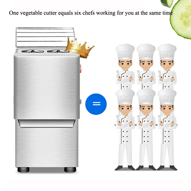 

Vegetable Cutting Machine Electric Slicer Shredded Potato Cucumber Onion Cutter Machine Stainless Steel Blades