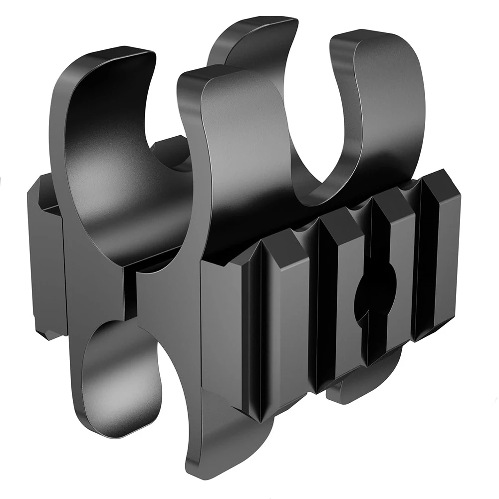 Taktische Schrotflinten-Fass-Klemmhalterung mit Picatinny-Schiene, QD-Schlinge, schwenkbare Taschenlampenhalterung für 12 Ga Mossberg 500/590 Maverick 88 – Detail 9