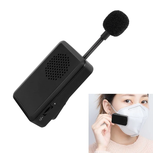 Mini microphone portable sans fil à changeur de voix 4 modes pour /