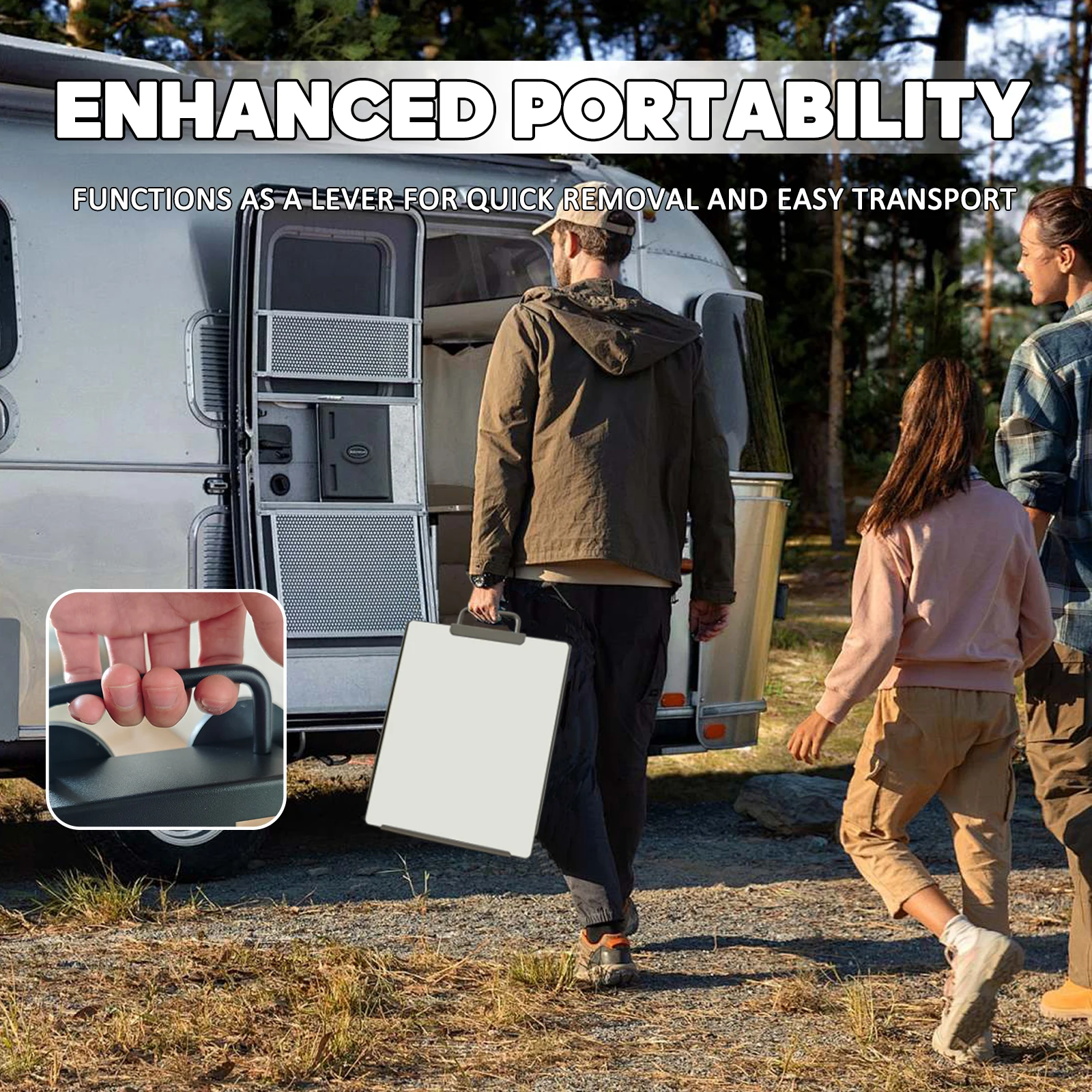 Starlink Mini Mount, Quick Removal and Easy Transport Portable Magnetic Roof Flat Mounting Kit for RV, Car, Boat