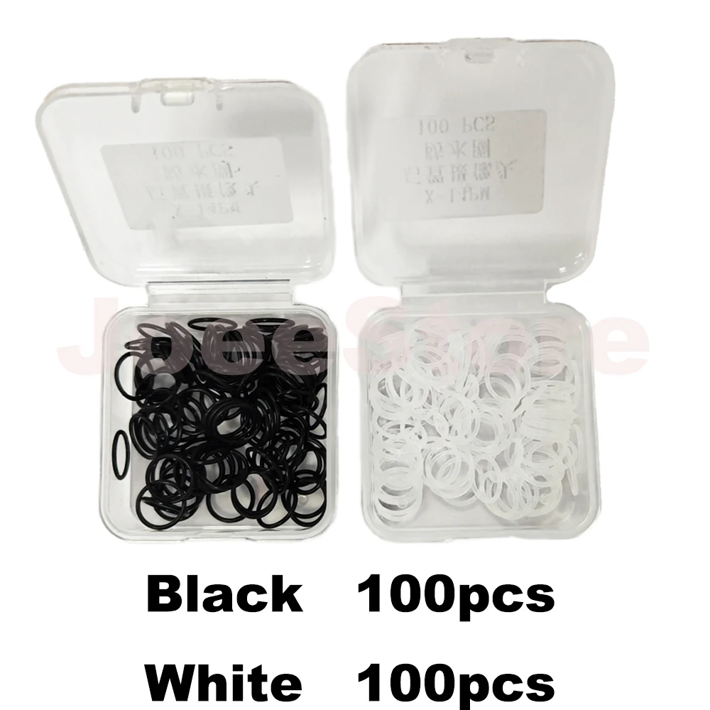 100pcs 방수 인감 후면 후면 카메라 렌즈 슬롯 고무 링 서클 아이폰 X XR XS 11 12 13 미니 14 프로 최대 수리 부품