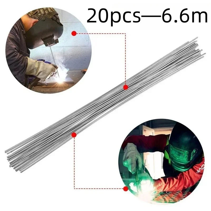 20pcs low-temperature 6.6m universal flux cored welding wire household repair tool welding copper iron aluminum stainless steel