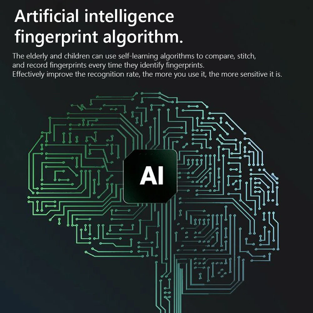 스마트 지문 잠금 장치 도난 방지 파일 보관 캐비닛 홈 오피스 보호 잠금 장치용 열쇠 없는 잠금 장치