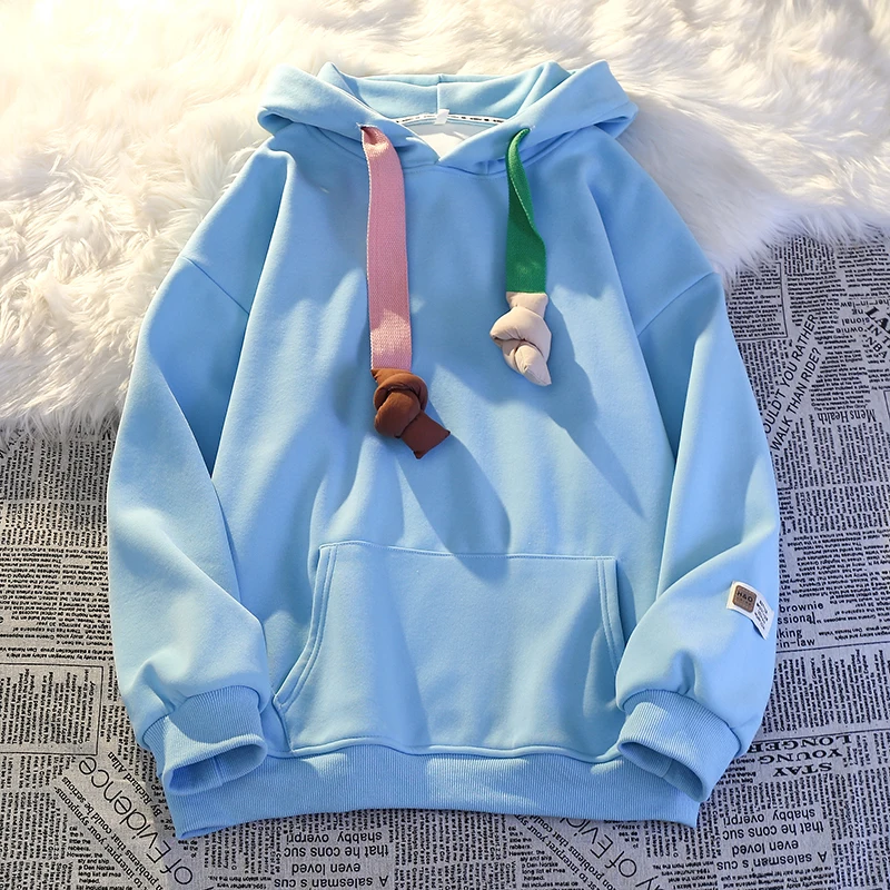 Sudadera con capucha de algodón Candy Colors para mujer - Edición dulce y única - true deals club