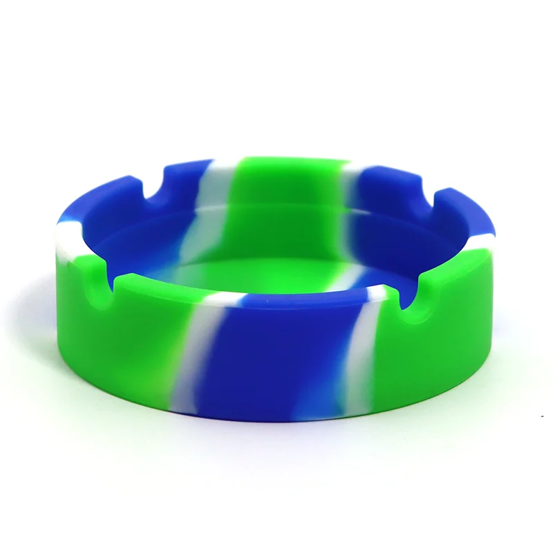 1pc Colorful Silicone Ashtray Tobacco Ashtray No Odor Man Gifts Home Room Living Room Office Decor
