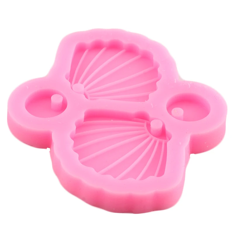 Silicone Mold Shell Silicone Resin Mold Earring Resin Molds Keychain Crafts Epoxy Baking Molds Jewerly Making Chocolate Candy
