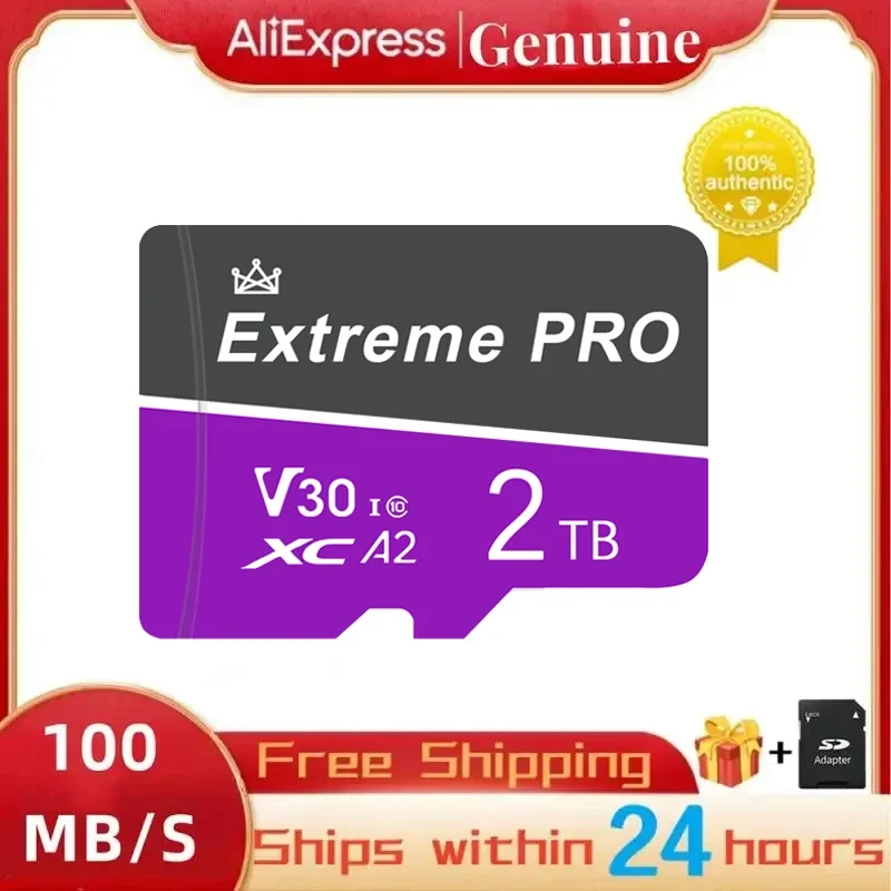 2Tb Sd/Tf Flash Memory Card 1Tb 128Gb Micro Tf/Sd Card 512Gb Mini Sd Card Tf Flash Card Tf Card 256Gb Per Nintendo Switch Pc