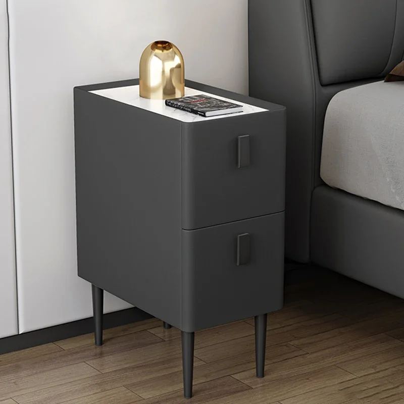 

Minimalist Narrow Nightstands Storage Stand Small Nordic Auxiliary Bedside Table With Drawers Bedroom Nachtkastje Room Furniture
